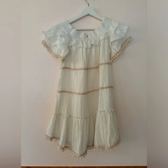 Misa‎ white off the shoulder mini dress Size XS - Picture 2 of 8